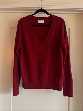 Old Navy Women's V-Neck Sweater - Burgundy Red